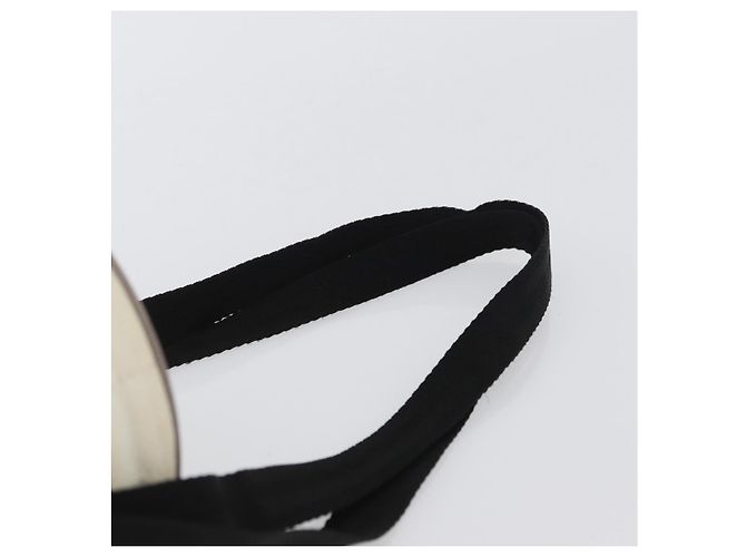 Borsa porta bottiglia in nylon bianco e argento della linea sportiva CHANEL con CC Auth bs33406 - vista 14