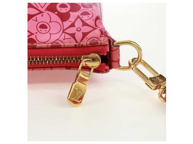 LOUIS VUITTON Pochette Accessoires Cosmic Blossom Pouch Rosa M93166 Auth 170877V - vista 10