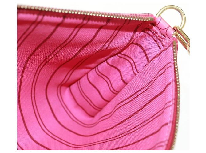 LOUIS VUITTON Pochette Accessoires Cosmic Blossom Pouch Rosa M93166 Auth 170877V - vista 19
