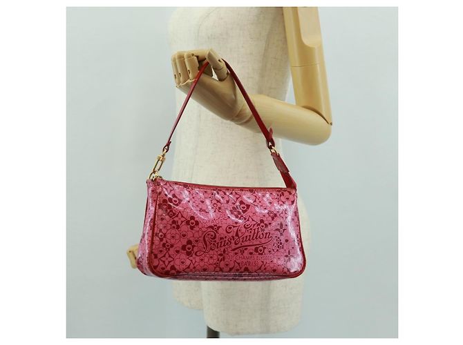 LOUIS VUITTON Pochette Accessoires Cosmic Blossom Pouch Rosa M93166 Auth 170877V - vista 21