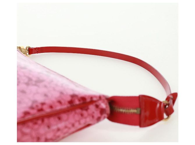 LOUIS VUITTON Pochette Accessoires Cosmic Blossom Pouch Rosa M93166 Auth 170877V - vista 8