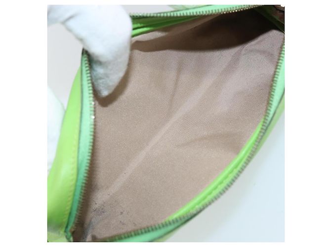 Hermès HERMES Scribe Pen Case Leather Light green Auth 172578 - view 10
