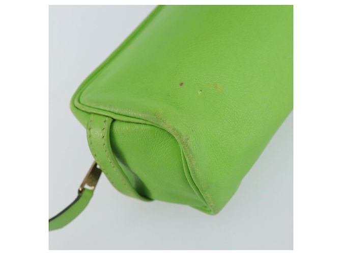Hermès HERMES Scribe Pen Case Leather Light green Auth 172578 - view 14