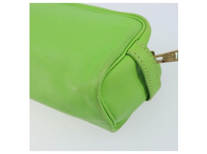 Hermès HERMES Scribe Pen Case Leather Light green Auth 172578 - view 15