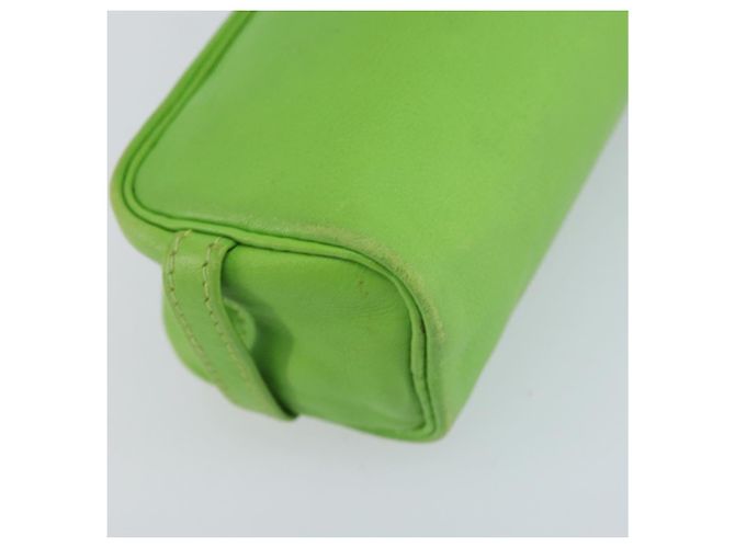 Hermès HERMES Scribe Pen Case Leather Light green Auth 172578 - view 16