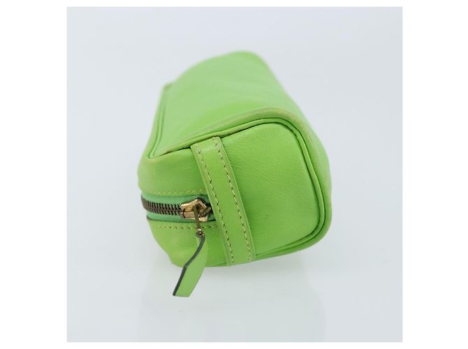 Hermès HERMES Scribe Pen Case Leather Light green Auth 172578 - view 4
