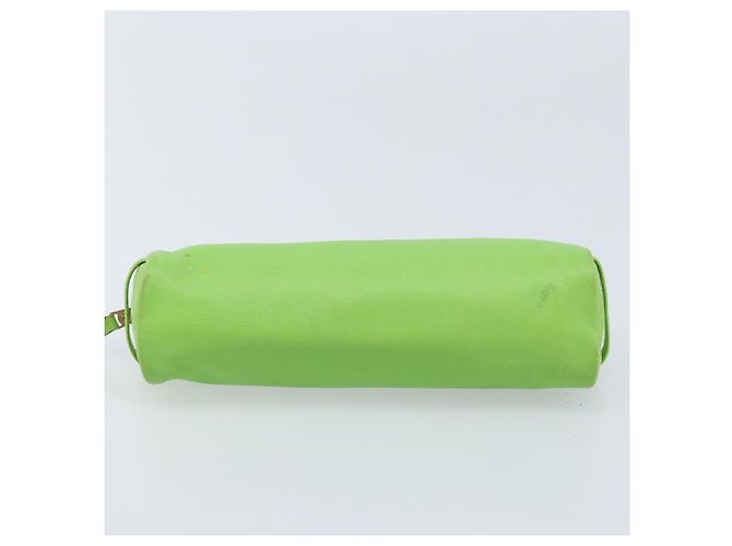 Hermès HERMES Scribe Pen Case Leather Light green Auth 172578 - view 6