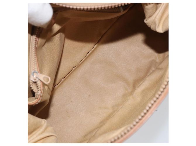 Céline Borsa a mano in tela Macadam CELINE in pelle PVC marrone e oro Auth 172241 D'oro - vista 10