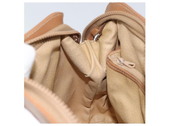 Céline Borsa a mano in tela Macadam CELINE in pelle PVC marrone e oro Auth 172241 D'oro - vista 21