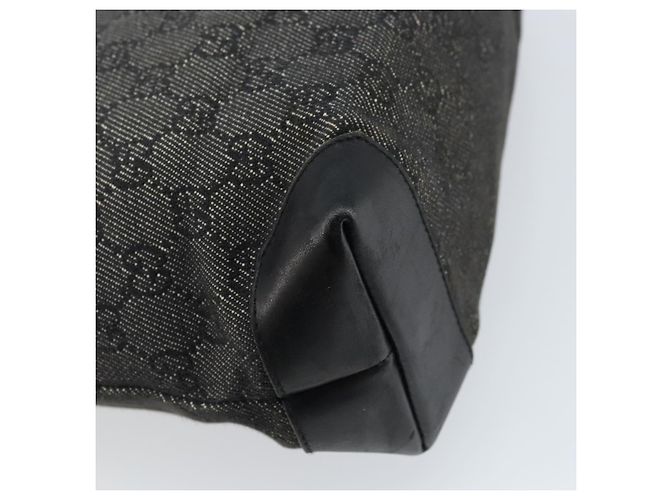 Borsa Tote GG Canvas Gucci Nera Argento 28893 Auth bs33436 Nero - vista 17