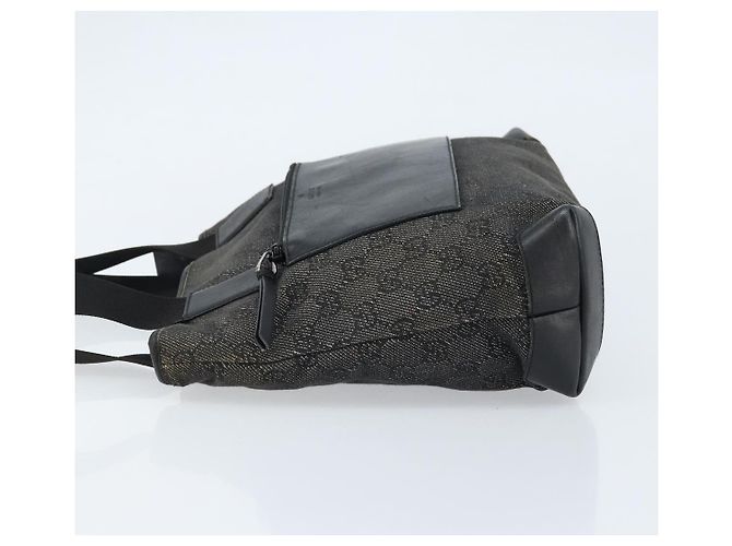 Borsa Tote GG Canvas Gucci Nera Argento 28893 Auth bs33436 Nero - vista 4
