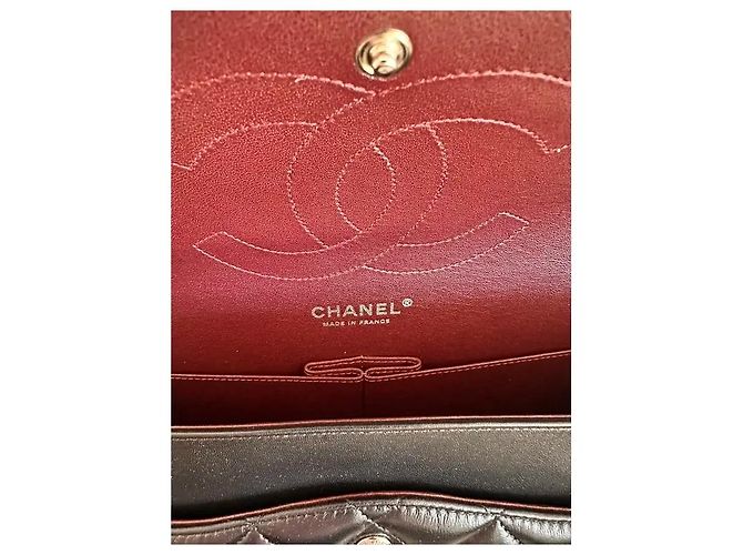 Timeless Chanel Zeitloser Klassischer Leder Schwarz - Ansicht 10