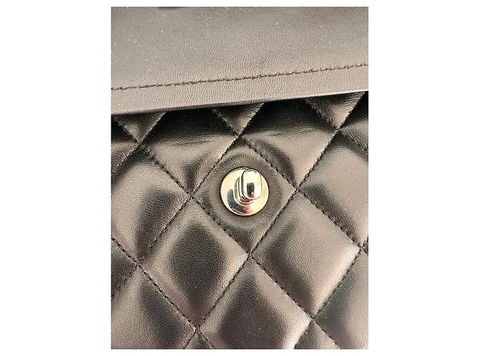Timeless Chanel Zeitloser Klassischer Leder Schwarz - Ansicht 12