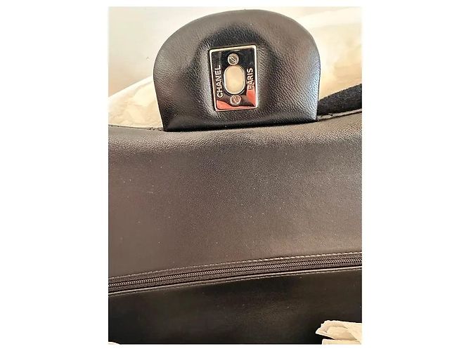 Timeless Chanel Zeitloser Klassischer Leder Schwarz - Ansicht 13