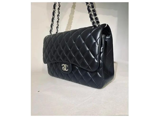 Timeless Chanel Zeitloser Klassischer Leder Schwarz - Ansicht 4