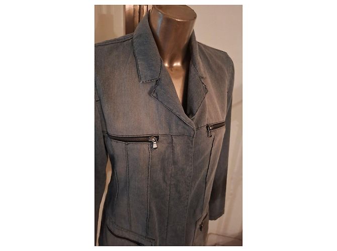 Calvin Klein Jeans Denimjacke Grau - Ansicht 10