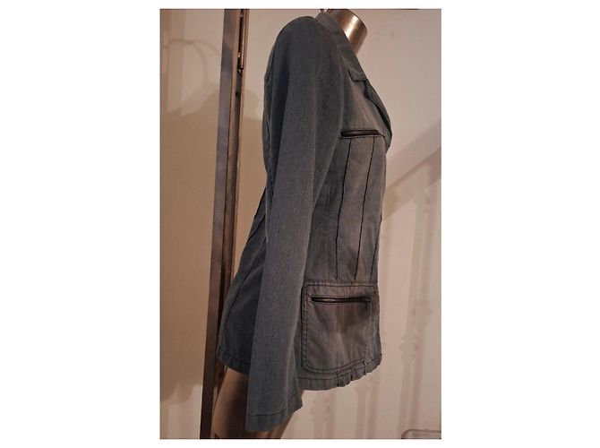 Calvin Klein Jeans Denimjacke Grau - Ansicht 12