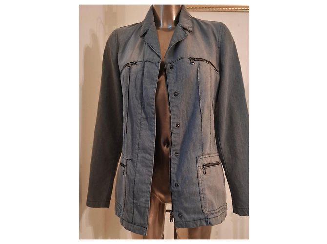 Calvin Klein Jeans Denimjacke Grau - Ansicht 2