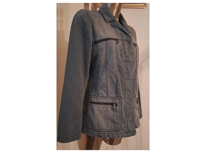Calvin Klein Jeans Denimjacke Grau - Ansicht 9