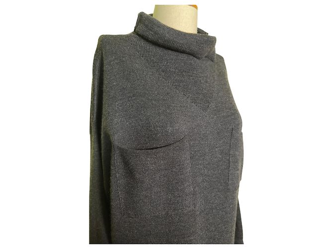 Soeur Kleid aus Wolle Grau - Ansicht 2