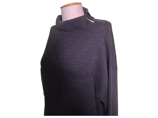 Soeur Kleid aus Wolle Grau - Ansicht 4
