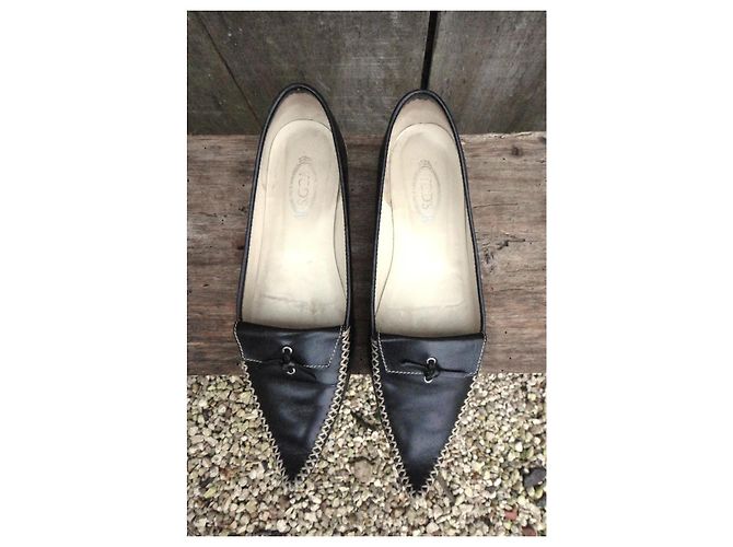 Mocassini Tod's in pelle nera Nero - vista 7