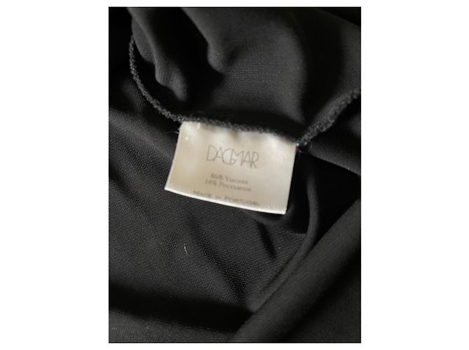 Top nero Dagmar kimono scollo a V - maniche corte T. XS - vista 7