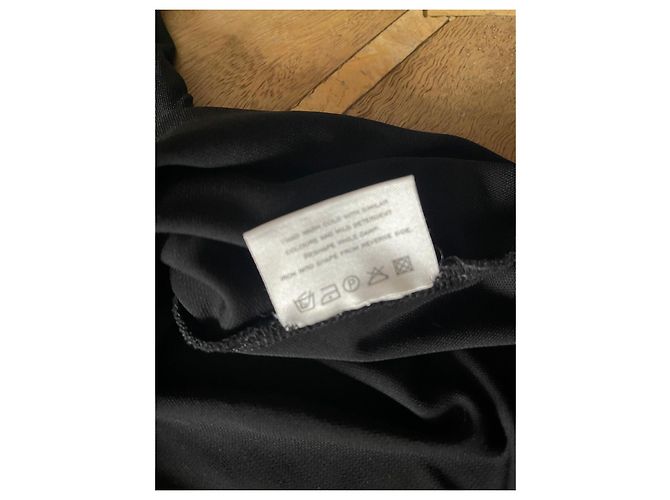 Top nero Dagmar kimono scollo a V - maniche corte T. XS - vista 8