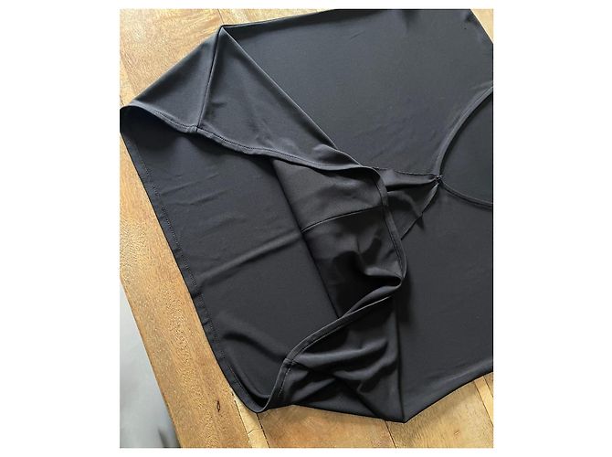 Top nero Dagmar kimono scollo a V - maniche corte T. XS - vista 9
