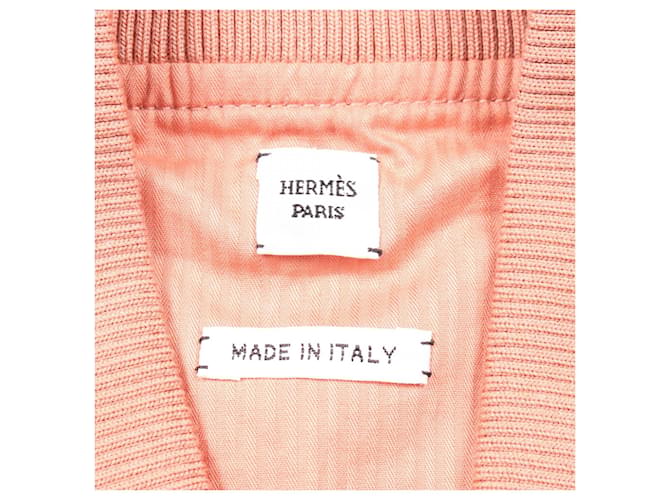 Hermès Vestido de algodón Hermes Eclectique Rosa - vista 3