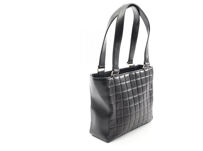 Timeless Bolso tote de piel de cordero Choco Bar de Chanel Negro - vista 2