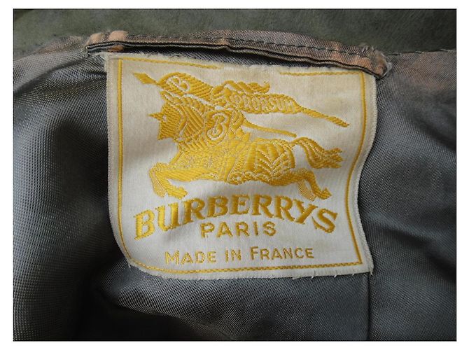 Abrigo Burberry Paris de ante verde oliva Caqui - vista 3
