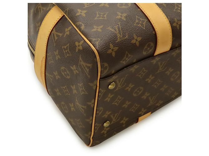 Borsa da viaggio Monogram Carryall Louis Vuitton Marrone - vista 3