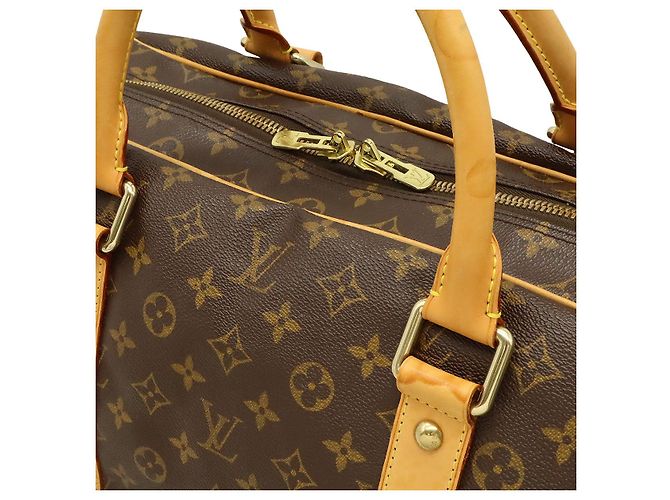 Borsa da viaggio Monogram Carryall Louis Vuitton Marrone - vista 5