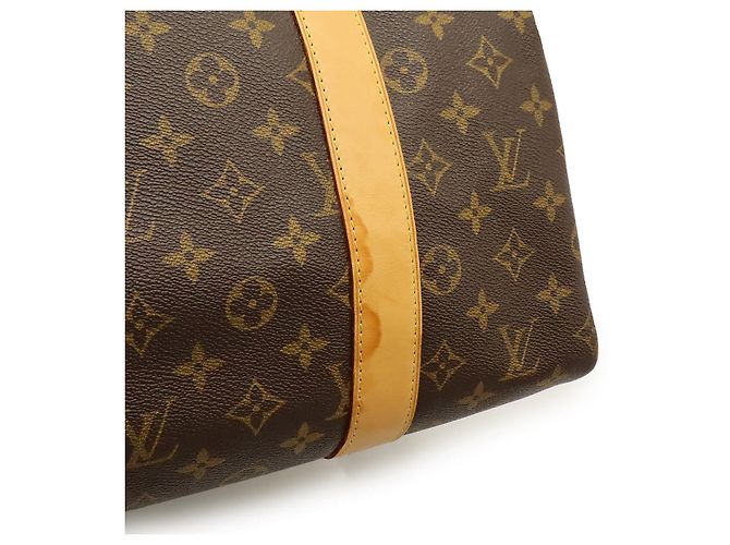 Borsa da viaggio Monogram Carryall Louis Vuitton Marrone - vista 8