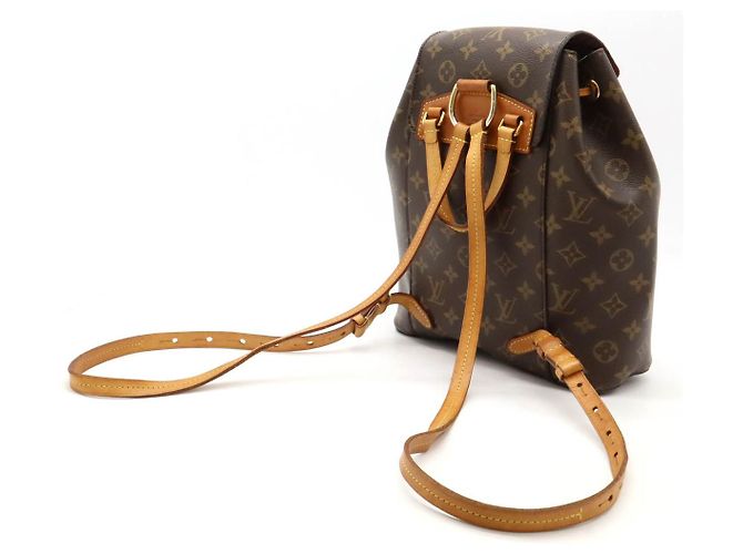 Zaino Montsouris Monogram Louis Vuitton Marrone - vista 2