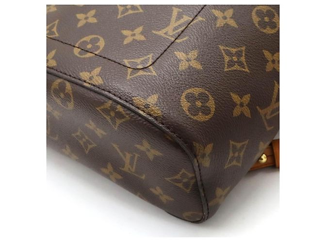 Zaino Montsouris Monogram Louis Vuitton Marrone - vista 3