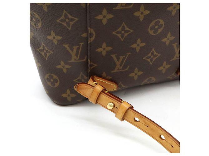 Zaino Montsouris Monogram Louis Vuitton Marrone - vista 6
