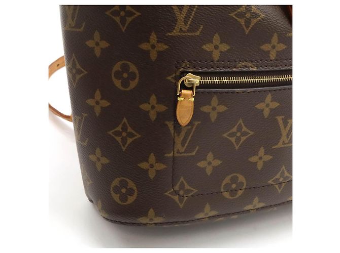 Zaino Montsouris Monogram Louis Vuitton Marrone - vista 8