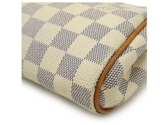 Borsa a Spalla 2 in 1 Louis Vuitton Eva Damier Azur Crudo - vista 3