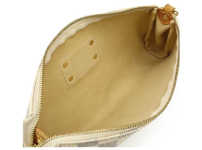 Borsa a Spalla 2 in 1 Louis Vuitton Eva Damier Azur Crudo - vista 5