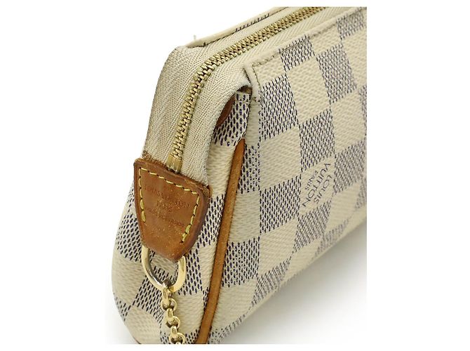 Borsa a Spalla 2 in 1 Louis Vuitton Eva Damier Azur Crudo - vista 6