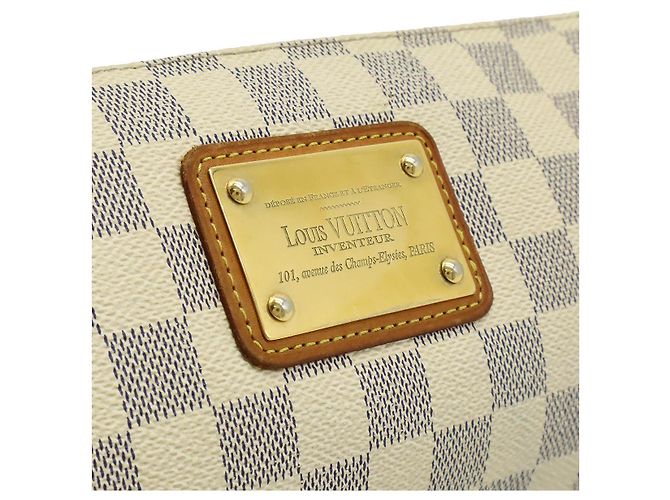 Borsa a Spalla 2 in 1 Louis Vuitton Eva Damier Azur Crudo - vista 7
