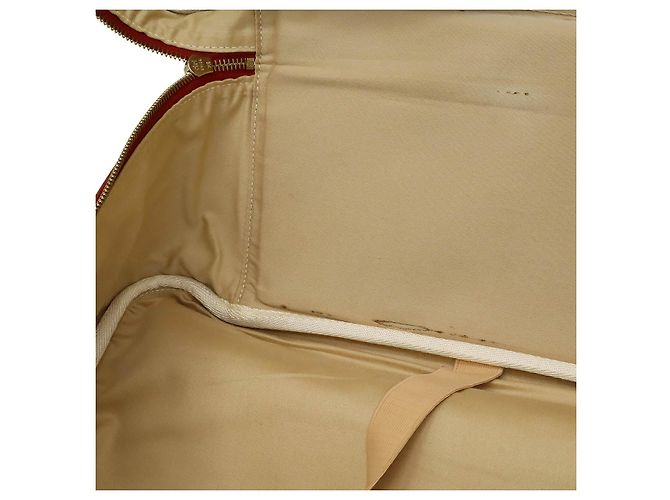 Borsa Boston Hermès Victoria60 in Toilache Taurillon Clémence Marrone - vista 7