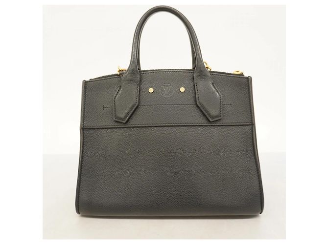 Borsa Louis Vuitton City Steamer PM in Noir Nero - vista 11