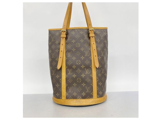 Borsa Tote Bucket GM Monogram Louis Vuitton Marrone - vista 11