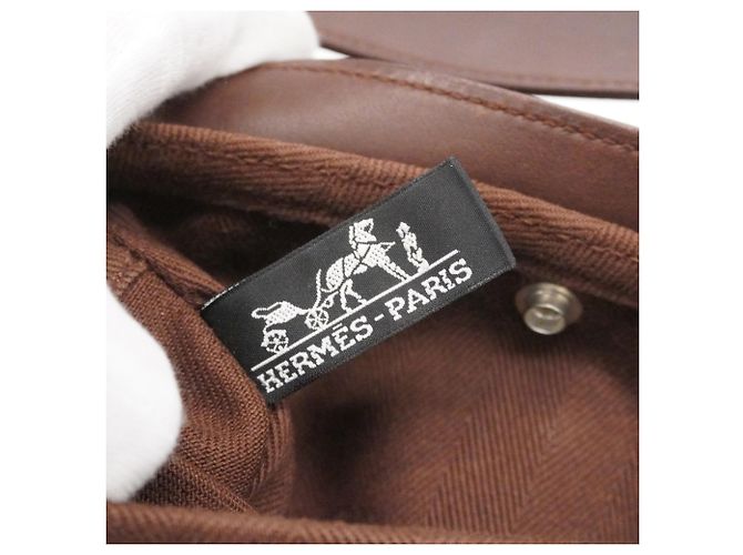 Borsa Hermès Valparaiso Long PM marrone - vista 5