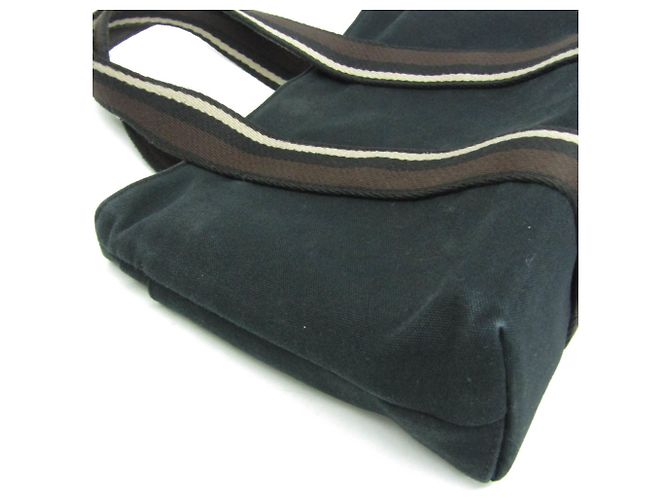 Hermès Troca Horizontal PM Handtasche Schwarz Dunkelbraun - Ansicht 4