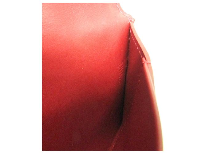 Louis Vuitton Monogram Vernis Enveloppe Plat Key Case Red - view 15