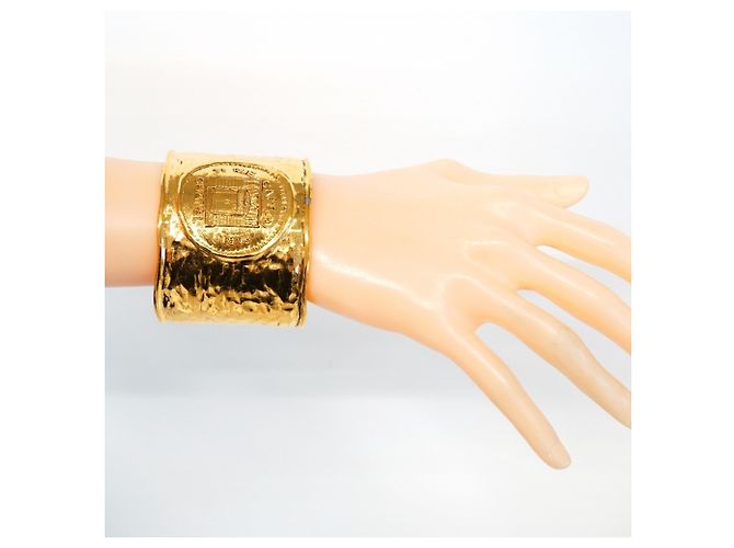 Bracciale placcato oro Chanel Cambon D'oro - vista 7